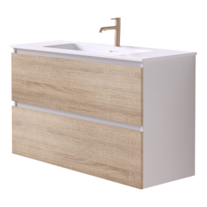Mia PVC Vanity Unit 90cm-Cabinet only