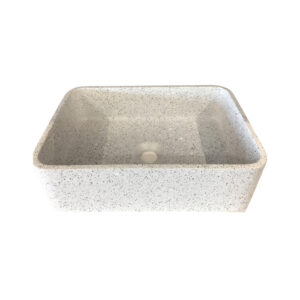 Caproni Above Counter Terrazo White Basin