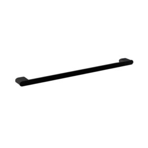 Dallas Matt Black Single Towel Rail 900mm