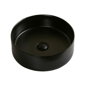 Edison Ceramic Above Counter Basin Black