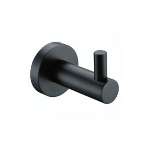 Latoro Matt Black Robe Hook