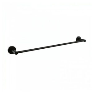 Latoro Matt Black Single Towel Rail 900mm