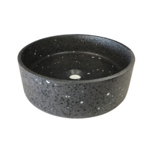 Macron Above Counter Terrazo Black Basin