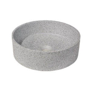 Macron Above Counter Terrazo White Basin