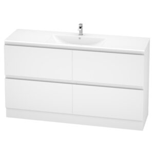 Marine Double Drawer on Kickboard PVC 150cm-Cabinet only