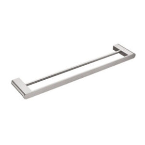 Matrix Chrome Double Towel Rail 600mm