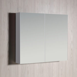 Mirrored Shaving Cabinet White 750mm