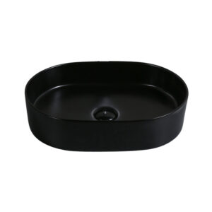 Mozart Ceramic Above Counter Basin Black