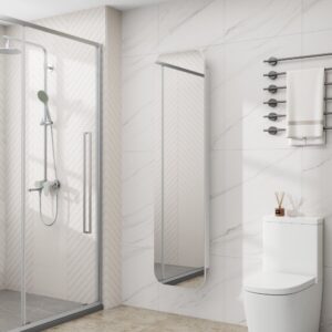 Natasha Tall PVC Mirror Cabinet 180cm