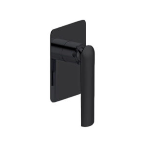 Oscar Matt Black Wall Mixer