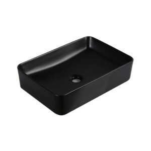 Polo Ceramic Above Counter Basin Black