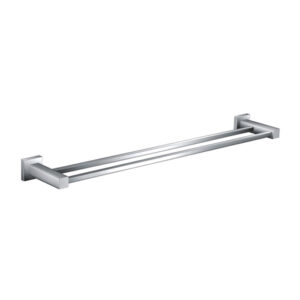 Romano Chrome Double Towel Rail 900mm