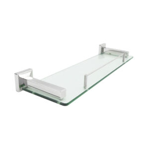 Romano Chrome Glass Shelf
