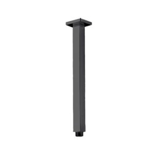 Romano Matt Black Ceiling Shower Arm