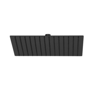 Romano Matt Black Shower Head 300mm
