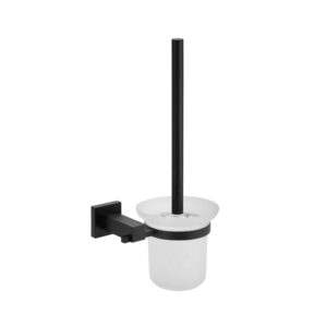 Romano Matt Black Toilet Brush Holder