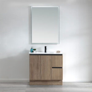 Roxio Bora Floor Standing Vanity 900mm with ceramic top