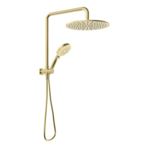Akemi SQ 300mm Dual Shower Modern Brass