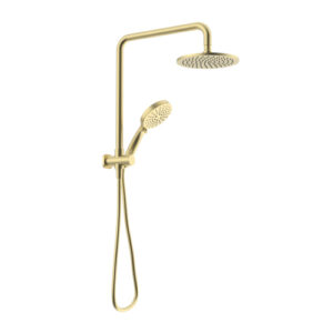 Akemi SQ 250mm Dual Shower Modern Brass