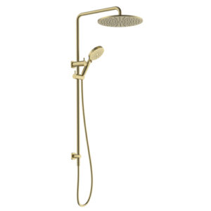 Akemi SQ 300mm Combination Shower Modern Brass
