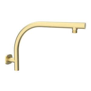Akemi SQ Raised Shower Arm Modern Brass