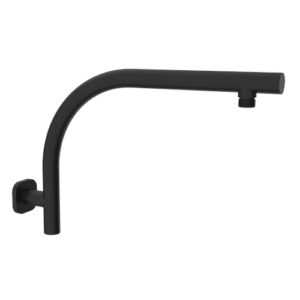 Akemi SQ Raised Shower Arm Matte Black