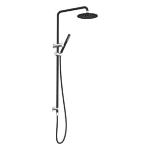 Cioso SQ 200mm Combination Shower Matte Black & Chrome