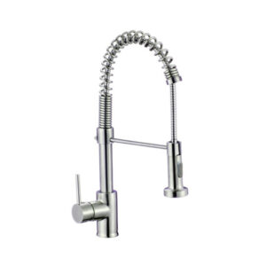 Spiral Chrome Kitchen Sink Mixer
