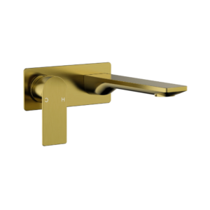 Brizo Brushed Gold Wall Mixer Set