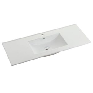 120cm Ceramic Vanity Top Matte White