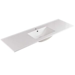 150cm Single Bowl Ceramic Vanity Top 1 Taphole