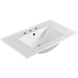 75cm Ceramic Vanity Top 3 Taphole