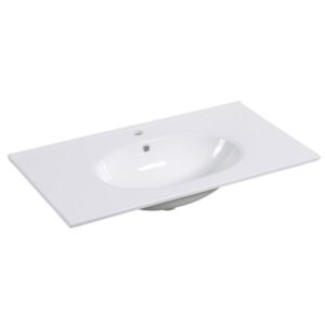 90cm Ceramic Vanity Top Round Bowl