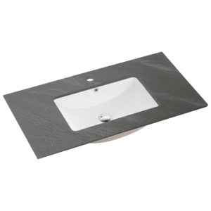90cm Sintered Stone Vanity Top Shadow Grey