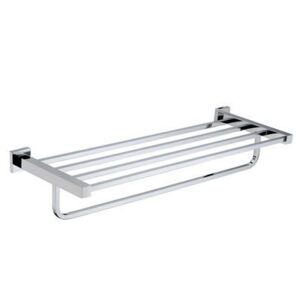 Square Towel Shelf and Rail