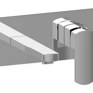 Konti Wall Mounted Basin Mixer Chrome