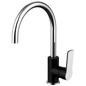 Akemi Sink Mixer Matte Black & Chrome