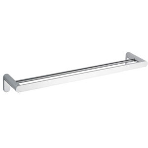 Akemi Double Towel Rail 600mm Chrome