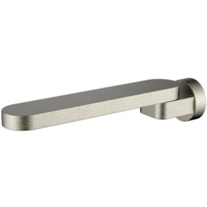 Kiato 225mm Swivel Bath Spout Brushed Nickel