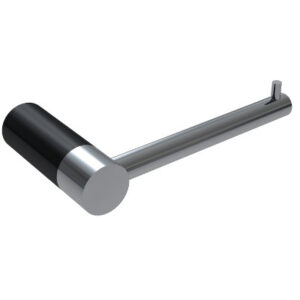 Finesa Toilet Roll Holder Chrome & Matte Black