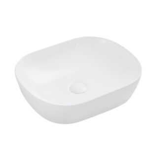 Kiato Matte White Rectangular Basin