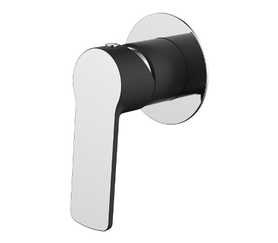 Akemi Shower Mixer Matte Black & Chrome